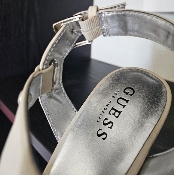 Guess Beige Suede Heels - Picture 6 of 7